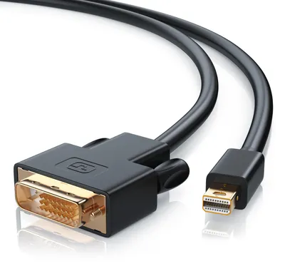 Imagen del producto de Cable de video Mini DisplayPort a DVI, adaptador de monitor miniDP, para Apple, ordenadores y portátiles - 1 metro