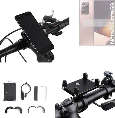 Produktbild von K-S-Trade Handyhalterung für das Fahrrad kompatibel mit Samsung Galaxy Note20 Ultra Halter Lenkstange Fahrradhalterung Motorrad Bike Mount