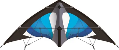 Produktbild von Günther Flugspiele 1043 - Sportlenkdrachen Hurricane 150 GX, ca. 150 x 65 cm, Air Sport Drachen aus reißfestem Ripstop-Polyester, für Kinder ab 12 Jahren, inkl. 36 kp Polyesterschnüre 2 x 35 m