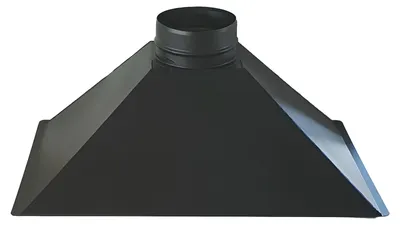 Produktbild von Dunstabzugshaube für Grillofen, L 80 x T 57,5 ​​x H 29 cm, Rauchabzugsdurchmesser 25 cm