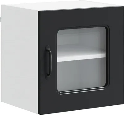 Produktbild von vidaXL Geschirrspülerfront Kalmar Schwarz 40 x 31 x 40 cm