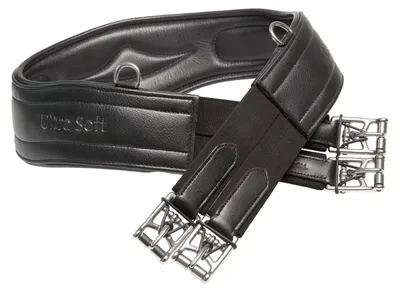 Produktbild von Kieffer Sattelgurt Ultrasoft anatomischer Ledergurt Braun