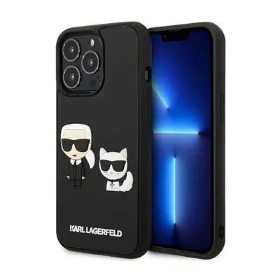 Obrázek produktu pro Karl Lagerfeld, ochranné pouzdro 3D Rubber Karl & Choupette Apple iPhone 13 Pro Max, černé
