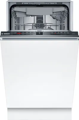 Obrázek produktu pro Bosch Serie 2 SPV2HMX42E, Plně vestavěné, Úzká (45 cm), Bílá, Bílá, 3 košík/košíky, Nerezová ocel