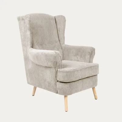 Produktbild von HOMLA FOSSBY FASO Kordsessel beige 86x85x108 cm