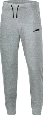 Image de JAKO Pantalon de jogging unisexe Base avec poignets, couleur:gris clair chiné, taille:L
