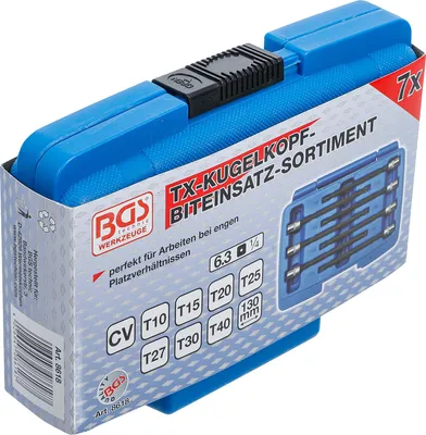 Zdjęcie produktu dla BGS technic Bit Socket Set, Stal chromowo-wanadowa, 551 mm, 130 mm, 551 g