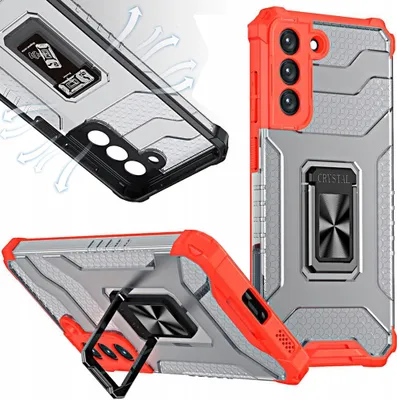 Obrázok produktu pre Kryt Crystal Ring Etui pre Samsung Galaxy S22+ Red