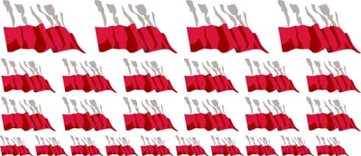 Produktbild von Mini Aufkleber Set - Pack wehend - 4x 51x31mm+ 12x 33x20mm + 10x 20x12mm- selbstklebender Sticker - Polen - Flagge / Banner / Standarte fürs Auto, Büro, zu Hause und die Schule - Set of 26