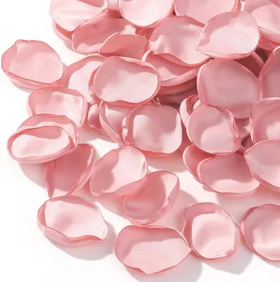 Obrázok produktu pre Ružové okvetné lístky z hodvábnej ruže, 200 kusov, 3-4 cm, vhodné na dekoráciu