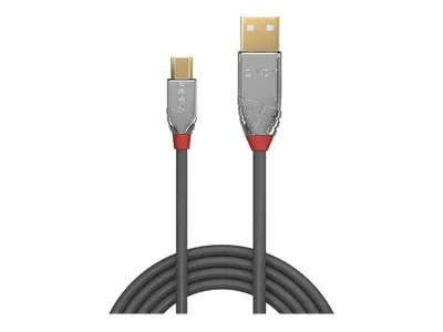Produktbild von LINDY USB 2.0 Kabel Typ A/Micro-B Cromo Line M/M 1m