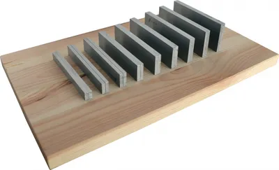 Produktbild von PAULIMOT Parallelunterlagen-Set 18-teilig Länge 100 mm, Breite 4 mm