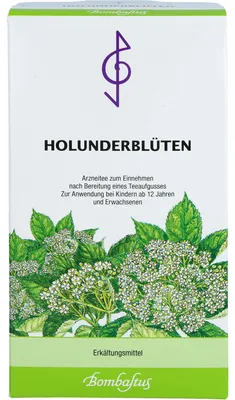 Produktbild von Bombastus Holunderblüten bei Erkältungen, 100 g Tee