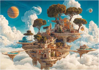 Immagine prodotto di EDUCA Puzzle Krlovstv in Wolken 1000 dlks