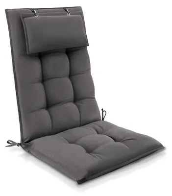 Produktbild von Beautissu Premium Hochlehner Auflage Kopfpolster Sun Sun-HL, 120x50cm, Taupe