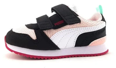 Image de Chaussures de sport Puma R78 pour enfants, baskets, chaussures de course, couleur rose, pour le quotidien
