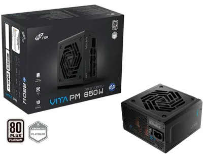 Produktbild von VITA PM 850W (schwarz, 1x 12-Pin High Power GPU, 4x PCIe, 850 Watt)