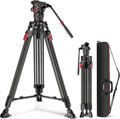 Produktbild von Videostativ - Kamerastativ - Fotostativ - Stativ - Stativ - Kohlefaser