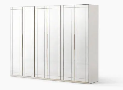 Image de Armoire moderne offrant un grand espace de rangement et un agencement bien pensé