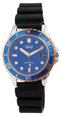 Produktbild von Herrenuhr Silikon mit Silikonarmband, Datumsanzeige, 5 bar