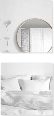 Produktbild von "MISOU Selbstklebendes Spiegelquadrat Wandspiegel Groß Rechteck Set von 2 40x40cm"