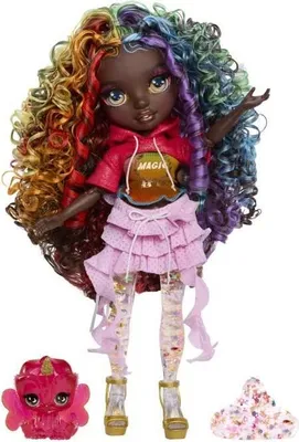 Obrázek produktu pro Rainbow High Rainbow Shimmers módní panenka Iris, se slizem a třpytkami, 27 cm