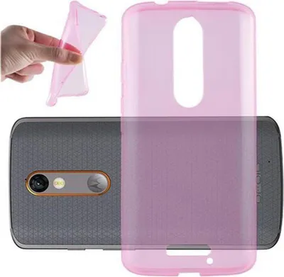 Zdjęcie produktu dla Cadorabo DE-106207, Motorola, Motorola MOTO X FORCE, Różowy