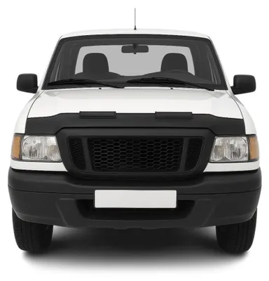 Produktbild von Haubenbra Steinschlagschutz Bonnet Bra für Ford Ranger I 2000-2006 Schwarz Halb