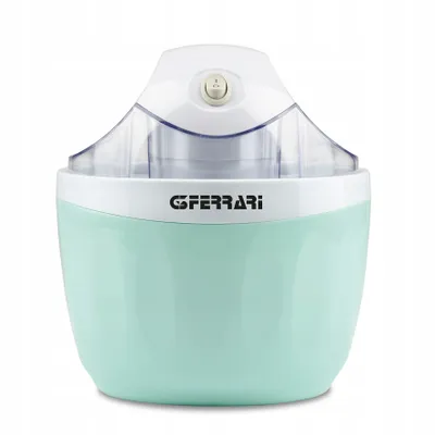 Obrázok produktu pre G3 Ferrari Vanilla, Klasický zmrzlinovač, 1 L, 1 misky/misiek, Priehľadná, Tyrkysová, Biela, 30 min, 185 mm
