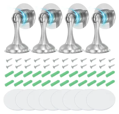Immagine prodotto di Bloccanti per porta magnetici, senza necessità di foratura, set di 4