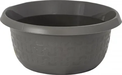 Obrázek produktu pro Kulatý lavor/mísa Bavlna 15l - antracit