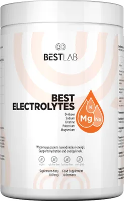 Image de BESTLAB BestElectrolytes (électrolytes, créatine et D-ribose) 225 g