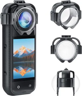 Immagine prodotto di Puluz lens covers for Insta360 X5 camera (snap-on)