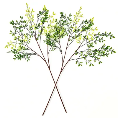 Künstliche Olivenzweige, 105 cm, 2 Stück, realistisch, für Vasen
