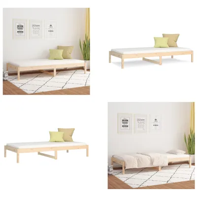Produktbild von vidaXL Tagesbett 80x200 cm Massivholz Kiefer - Tagesbett - Tagesbetten - Sofabett - Gästebett