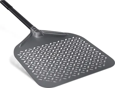 Produktbild von Perforierte Pizzaschaufel - 35 cm - Aluminium - Abnehmbarer Griff