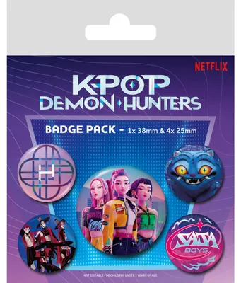 Obrázek produktu pro K-Pop Demon Hunters – sada knoflíků