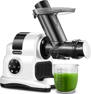 Produktbild von AMZCHEF Entsafter Slow Juicer 80MM Großer Einfüllschacht Ganzes Gemüse und Obst