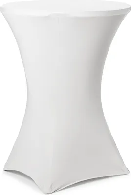 Tischhusse 80x110cm für Stehtische Weiß