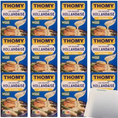 Produktbild von Thomy Les Sauce Hollandaise mit Zitrone VPE (12x250ml Packung) + usy Block