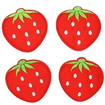 Produktbild von Strassenaardbei-Stickers für Kleidung - 30 Stück