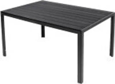 Produktbild von Gartentisch Comfort 150 x 80 cm mit Nonwood Platte Gestell Aluminium