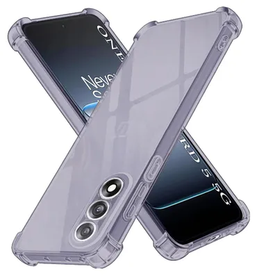 Zdjęcie produktu dla Techsuit Shockproof Clear etui do OnePlus Nord 5 - dymno-czarne