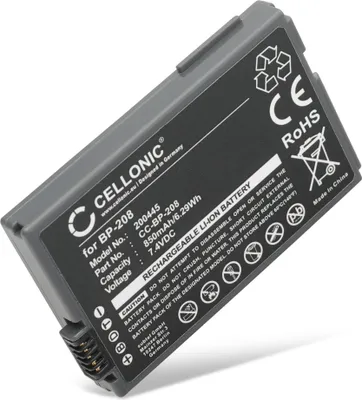 Produktbild von CELLONIC 1x Akku für Kamera Kompatibel mit Canon DC100, DC10, DC201, BP-208 - (700mAh, 7.4V)