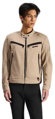 Image de Veste de moto en textile Alpinestars Bruiser, beige, M