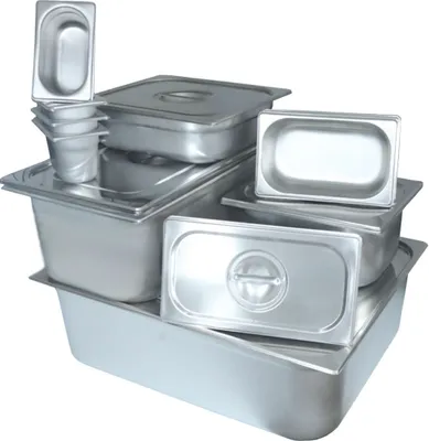 Produktbild von GN 1/6  Deckel Gastronorm Container  Edelstahl Wärmebehälter
