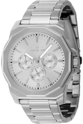 Produktbild von Invicta Speedway 46843 Herrenuhr - Quarzwerk - Edelstahl mit silbernem Zifferblatt - 42 mm