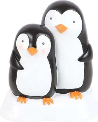 Produktbild von Something Different - Ornament "Snuggle Season", Harz, Pinguin SD6150 (Einheitsgröße) (Schwarz/Weiß)