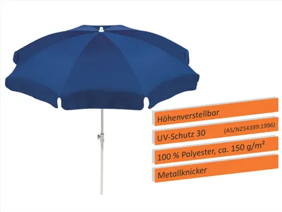 Produktbild von Schneider Sonnenschirm IBIZA 240/8 blau 681-09