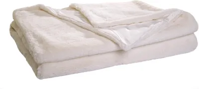 Produktbild von Wohndecke - 150 x 200 cm - Elfenbeinfarben - Polyester